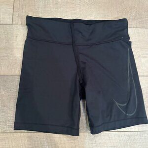 NIKE WOMENS BLACK ATHLETIC DRI FIT SHORTS SMALL